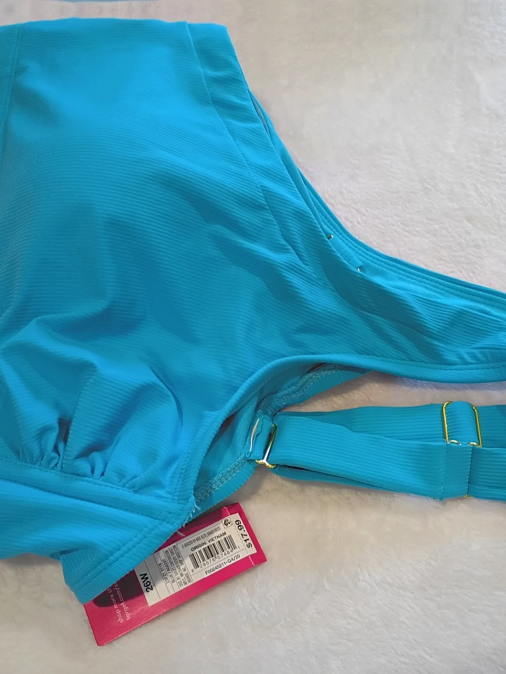 Turquoise Seamless Soft-Cup Bralette - Picture 5 of 5